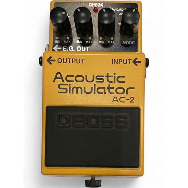 Used BOSS AC2 Acoustic Simulator Effect Pedal