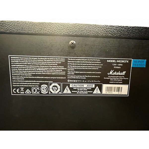 Used Marshall MG30FX 1x10 30W Guitar Combo Amp