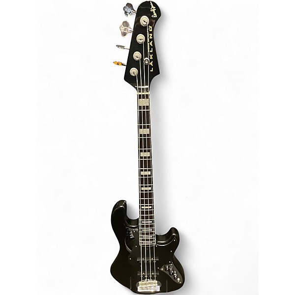 Used Lakland Skyline Series Darryl Jones Black Sparkle Electric Bass Guitar