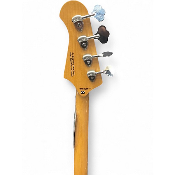 Used Lakland Skyline Series Darryl Jones Black Sparkle Electric Bass Guitar