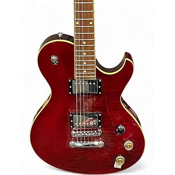 Used Schecter Guitar Research Solo 6 Standard Trans Crimson Red Solid Body Electric Guitar