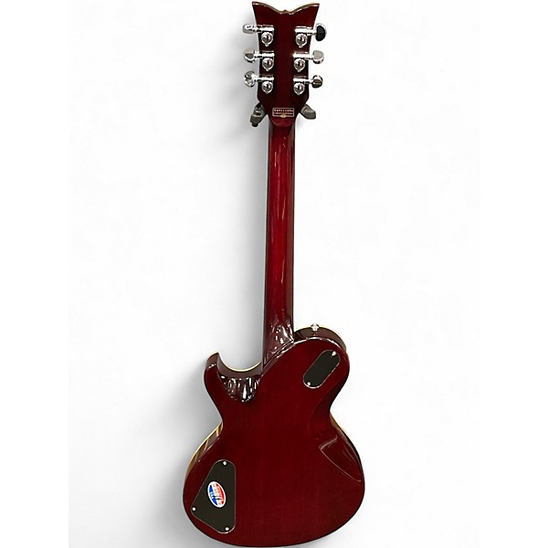 Used Schecter Guitar Research Solo 6 Standard Trans Crimson Red Solid Body Electric Guitar