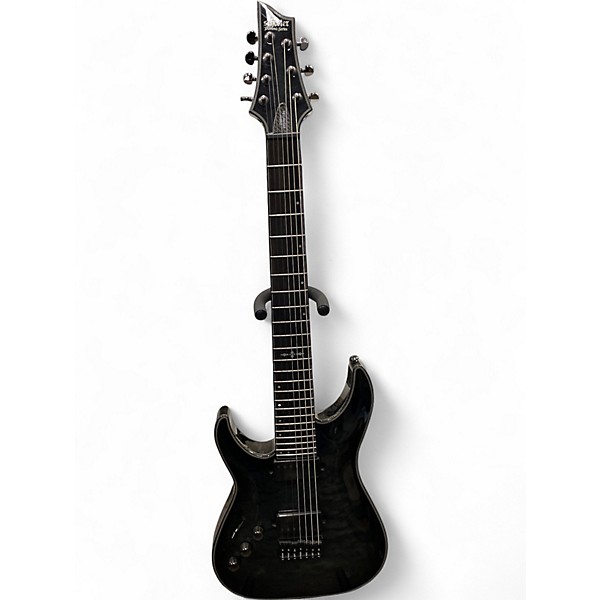 Used Schecter Guitar Research Hellraiser C7 HYBRID Trans Gray Electric Guitar