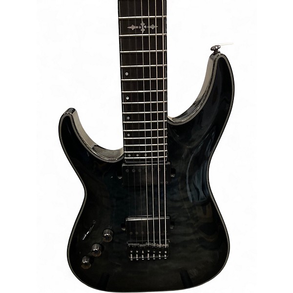 Used Schecter Guitar Research Hellraiser C7 HYBRID Trans Gray Electric Guitar