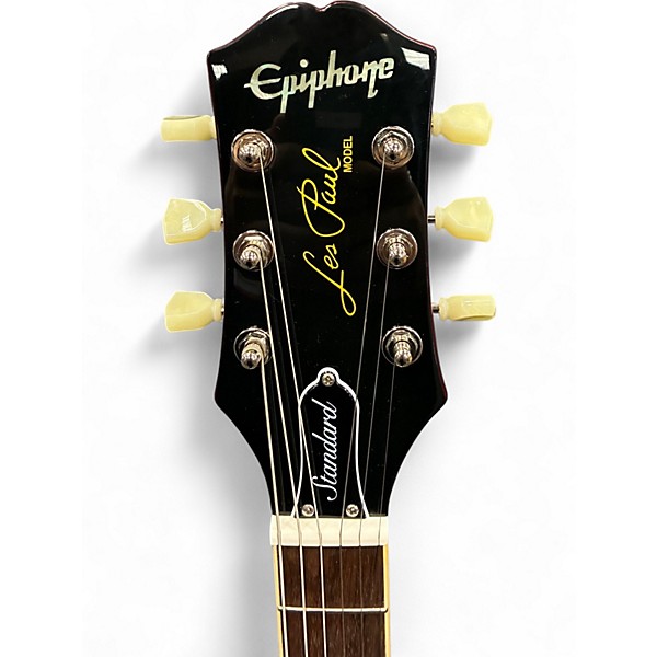 Used Epiphone Les Paul Standard Cherry Sunburst Solid Body Electric Guitar