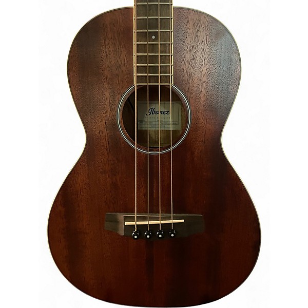 Used Ibanez PNB14EOPN Natural Acoustic Bass Guitar