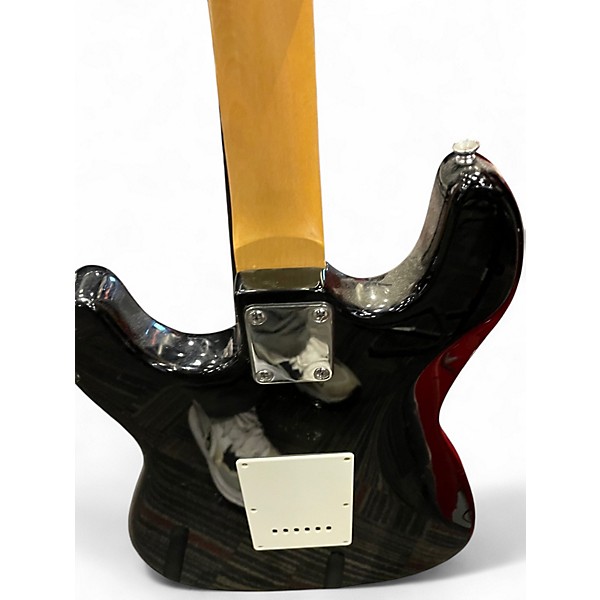 Used Spectrum STRAT Black Solid Body Electric Guitar