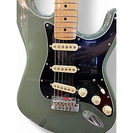Used Fender American Professional Stratocaster SSS ANTIQUE OLIVE Solid Body Electric Guitar