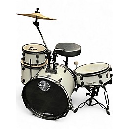 Used Ludwig 4 Piece Breakbeats By Questlove White Sparkle Drum Kit