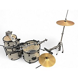 Used Ludwig 4 Piece POCKET KIT WHITE Drum Kit