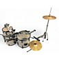 Used Ludwig 4 Piece POCKET KIT WHITE Drum Kit thumbnail