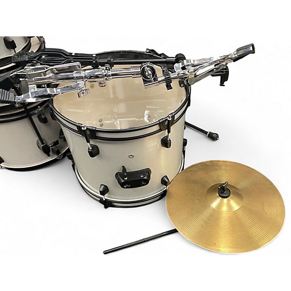 Used Ludwig 4 Piece POCKET KIT WHITE Drum Kit