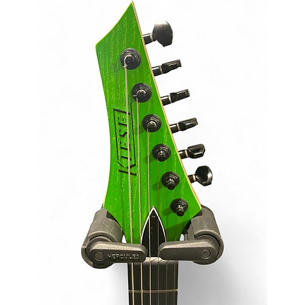 Used Kiesel a2 ACID GREEN Solid Body Electric Guitar