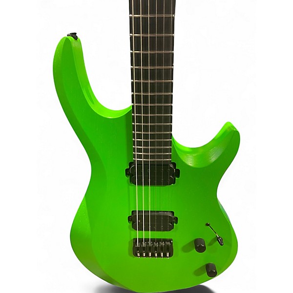 Used Kiesel a2 ACID GREEN Solid Body Electric Guitar