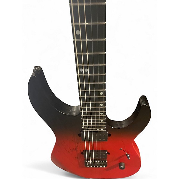 Used Legator N6 RED AND BLACK Solid Body Electric Guitar