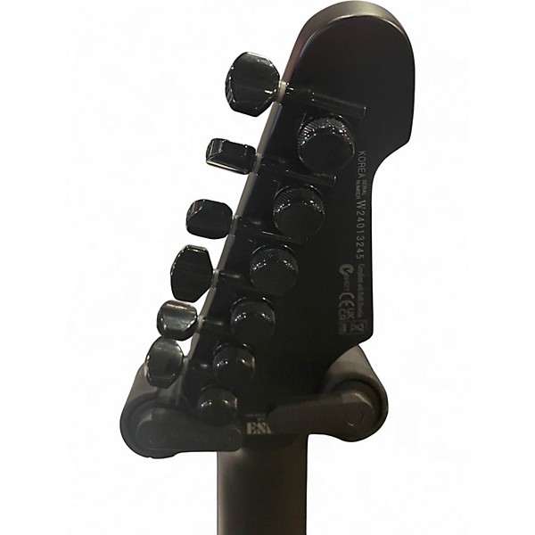 Used ESP LTD Black Metal phoenix  Black Solid Body Electric Guitar