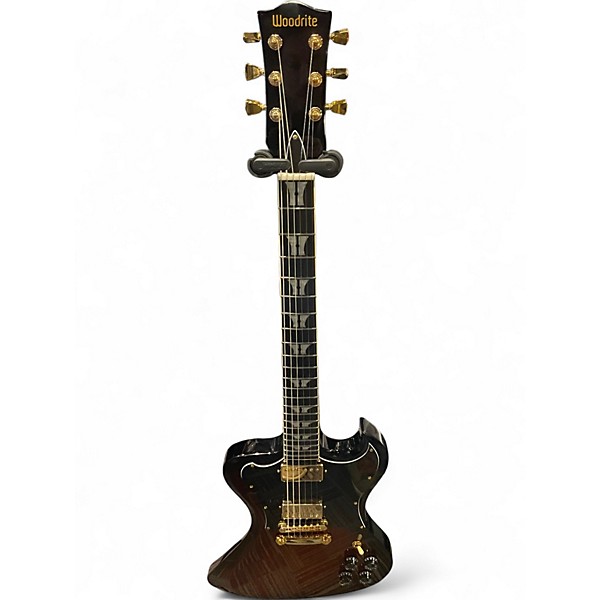 Used Woodrite revelator 2 Tone Sunburst Solid Body Electric Guitar