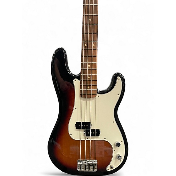 Used 2018 Fender Player Precision Bass 3 Color Sunburst Electric Bass Guitar