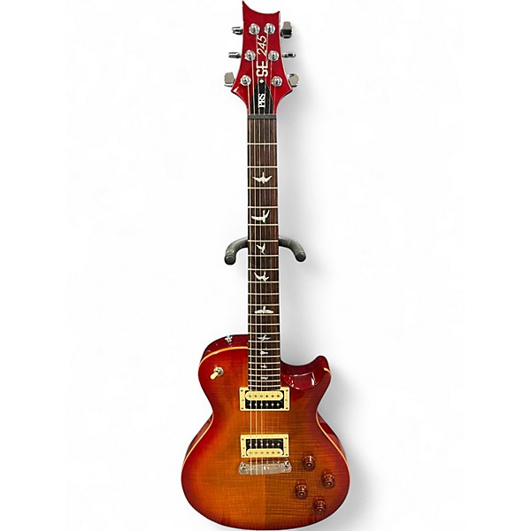 Used PRS 245 SE Cherry Sunburst Solid Body Electric Guitar