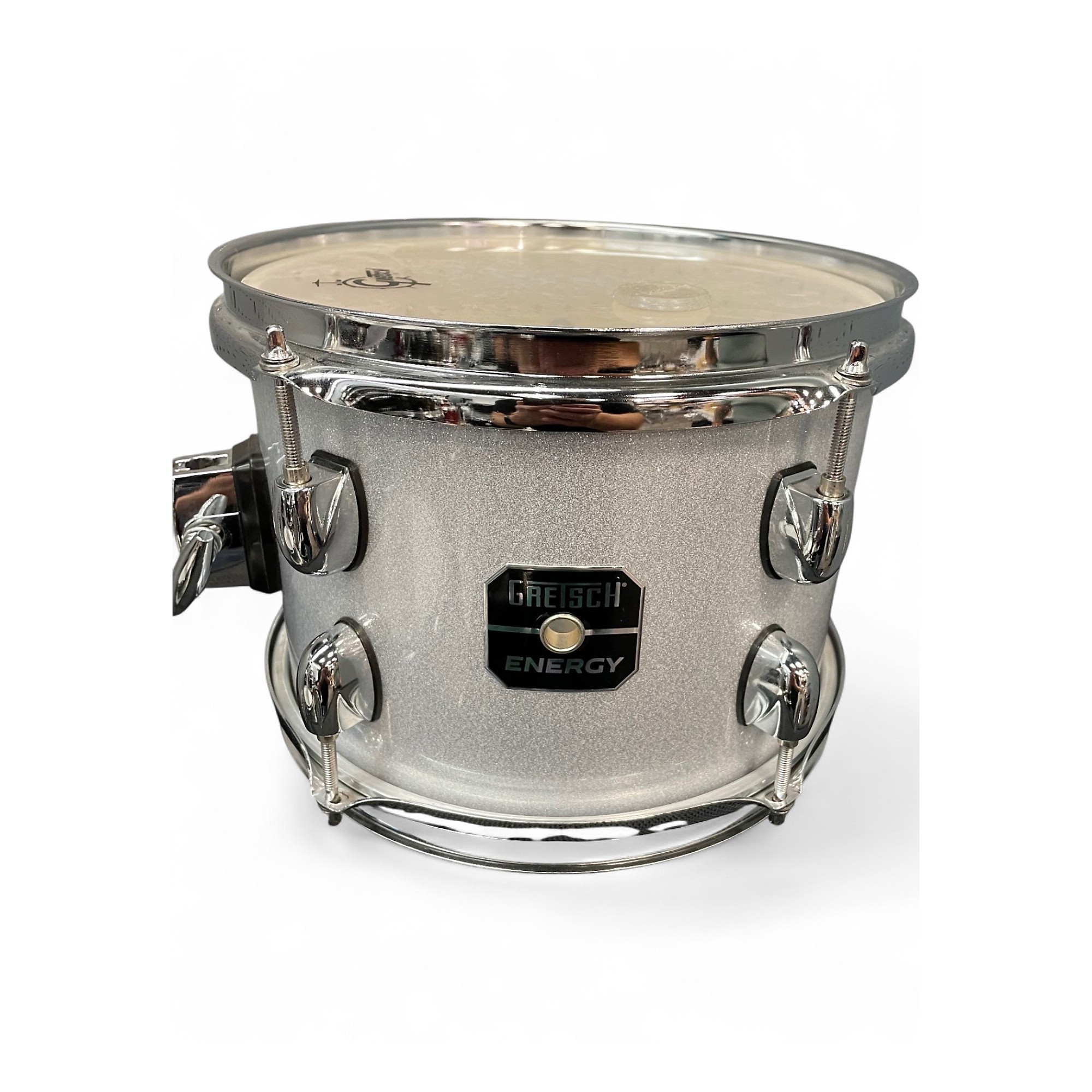 Used Gretsch Drums 4 Piece Energy Silver Sparkle Drum Kit