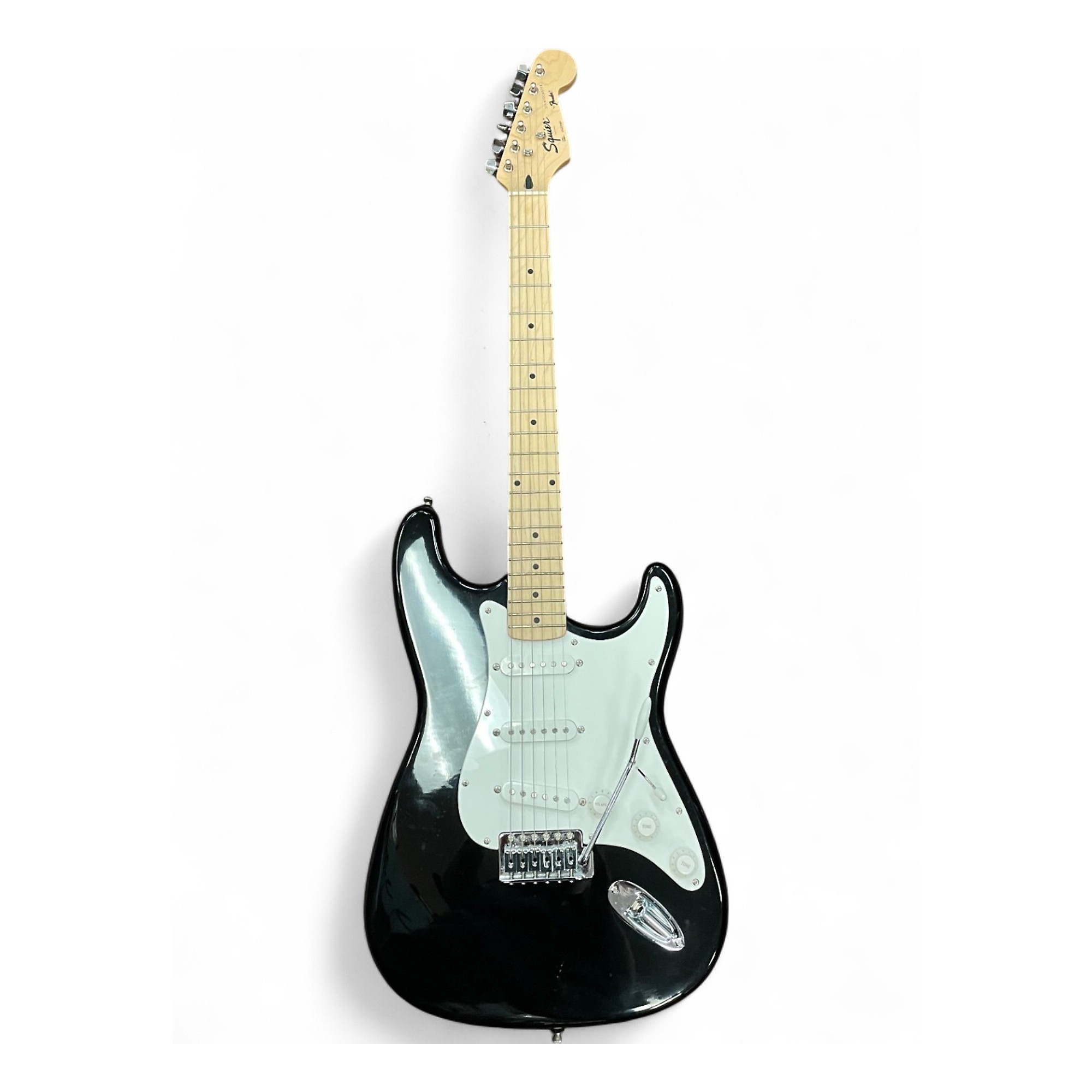 Used Squier Standard Stratocaster BLACK Solid Body Electric