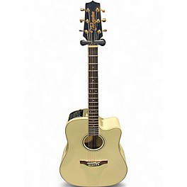Used Takamine GD37CE-PW WHITE Acoustic Electric Guitar