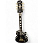 Used Epiphone LES PAUL CUSTOM P90 Black Solid Body Electric Guitar thumbnail