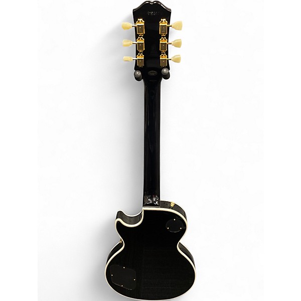 Used Epiphone LES PAUL CUSTOM P90 Black Solid Body Electric Guitar