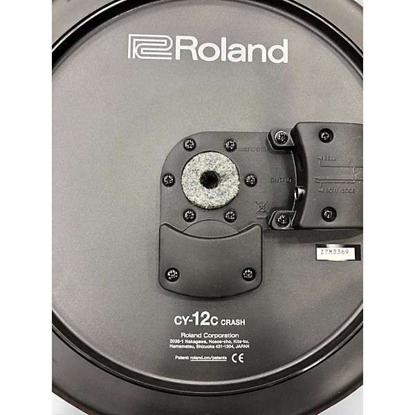 Used Roland CY- 12C V-CYMBAL CRASH Electric Cymbal