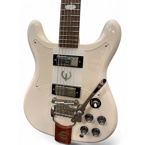 Used Epiphone 50th Anniversary 1962 Reissue Crestwood Custom polaris white Solid Body Electric Guitar
