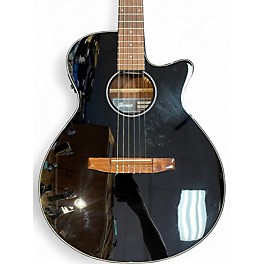 Used Ibanez AEG50N Black Classical Acoustic Electric Guitar