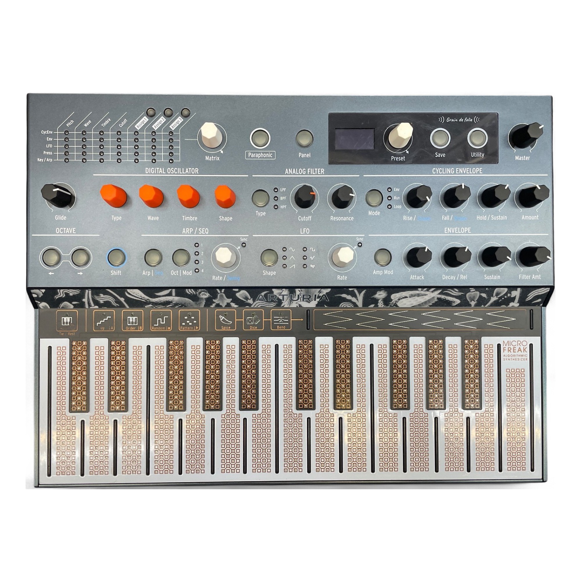 鍵盤楽器 Arturia Microfreak Arturia MicroFreak - Control Voltage
