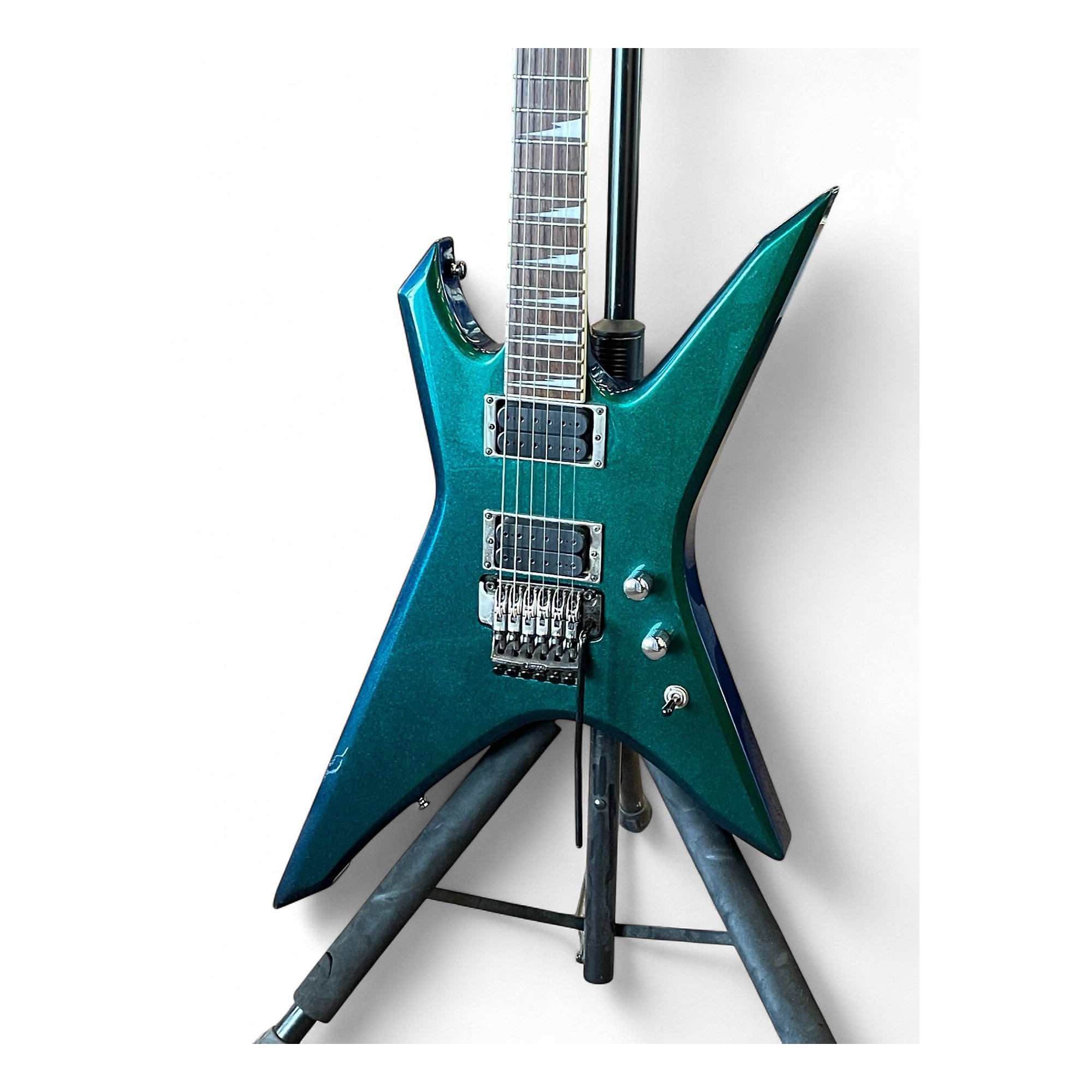 Used Ibanez xpt700 GREEN Chameleon Solid Body Electric Guitar