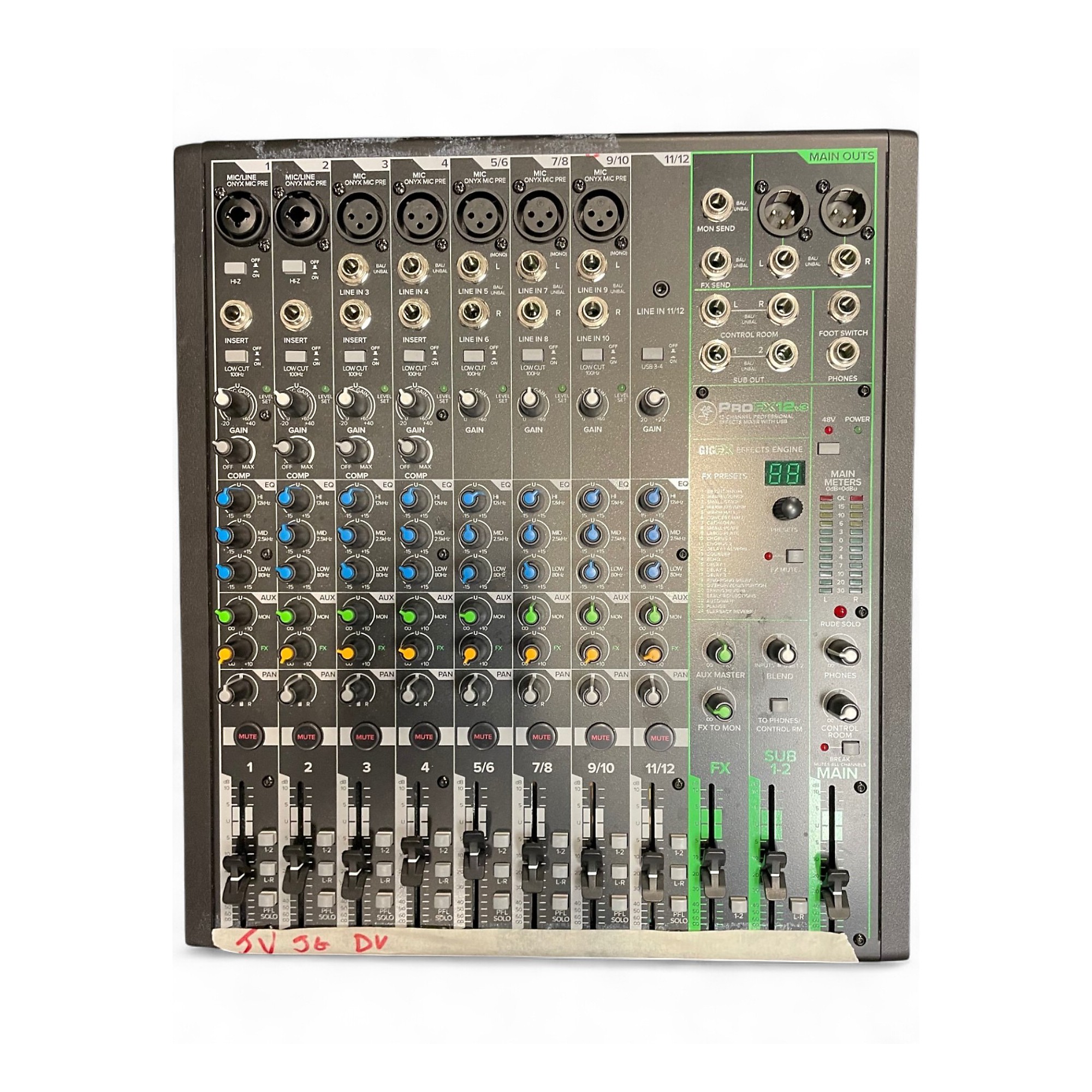 Used Mackie PROFX12 Unpowered Mixer | Guitar Center