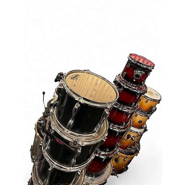 Used TAMA 6 Piece Rockstar Black Drum Kit