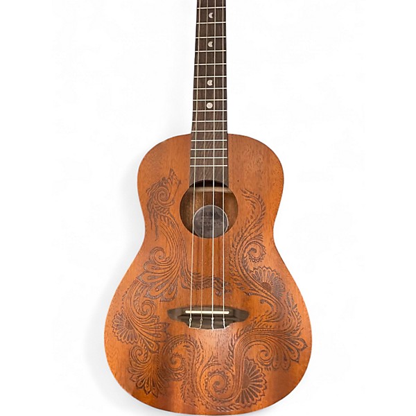 Used Luna HENNA DRAGON TENOR Mahogany Ukulele