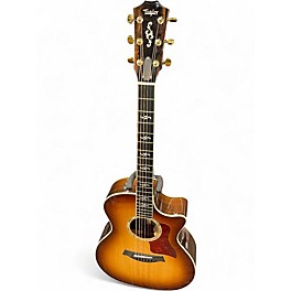 Used Taylor CUSTOM 414CE DLX SHADED EDGE BURST Acoustic Electric Guitar