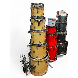 Used SONOR 5 Piece Force 3005 Full Maple Natural Drum Kit