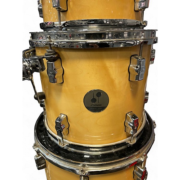 Used SONOR 5 Piece Force 3005 Full Maple Natural Drum Kit