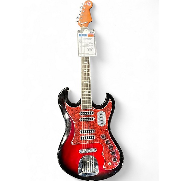 Used Eastwood HOUND DOG Red Solid Body Electric Guitar