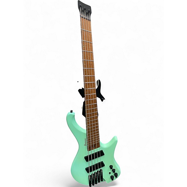 Used Ibanez EHB1005MS Seafoam Green Electric Bass Guitar