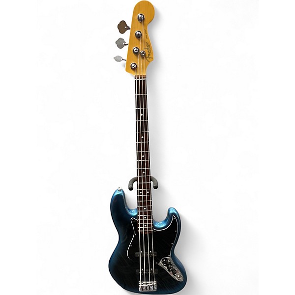 Used 2021 Fender American Professional II Jazz Bass Dark Night Electric Bass Guitar