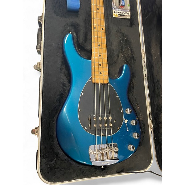 Used Ernie Ball Music Man Sterling 4 String Blue Pearl Electric Bass Guitar