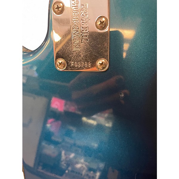 Used Ernie Ball Music Man Sterling 4 String Blue Pearl Electric Bass Guitar