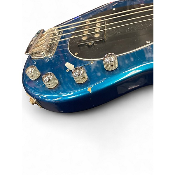 Used Ernie Ball Music Man Sterling 4 String Blue Pearl Electric Bass Guitar