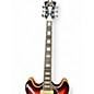 Used D'Angelico Premier Series DC 3 Tone Sunburst Hollow Body Electric Guitar