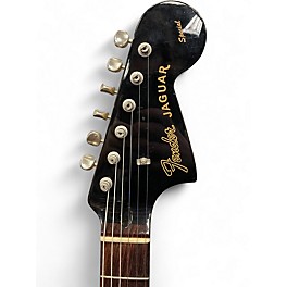 Used Fender Jaguar HH Black Solid Body Electric Guitar