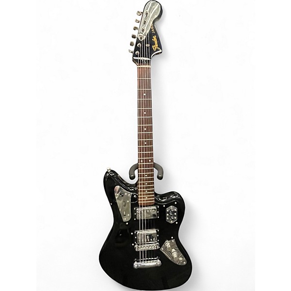 Used Fender Jaguar HH Black Solid Body Electric Guitar
