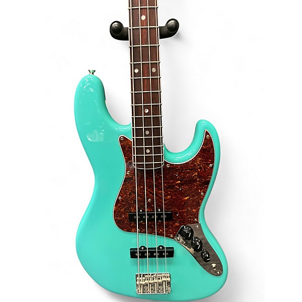 Used 2024 Fender 1966 American Vintage II Blue Electric Bass Guitar