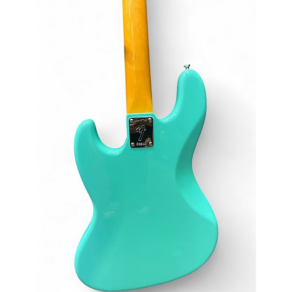 Used 2024 Fender 1966 American Vintage II Blue Electric Bass Guitar